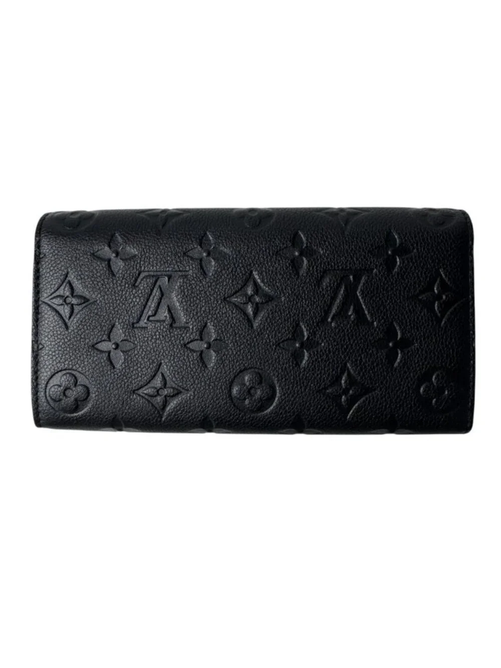 Louis Vuitton Empreinte Portefeuille Sarah IC Black Wallet